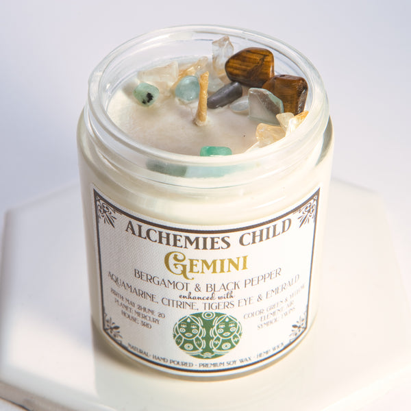 Gemini Zodiac Candle