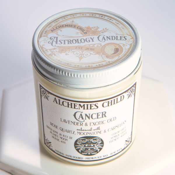 Cancer Zodiac Candle