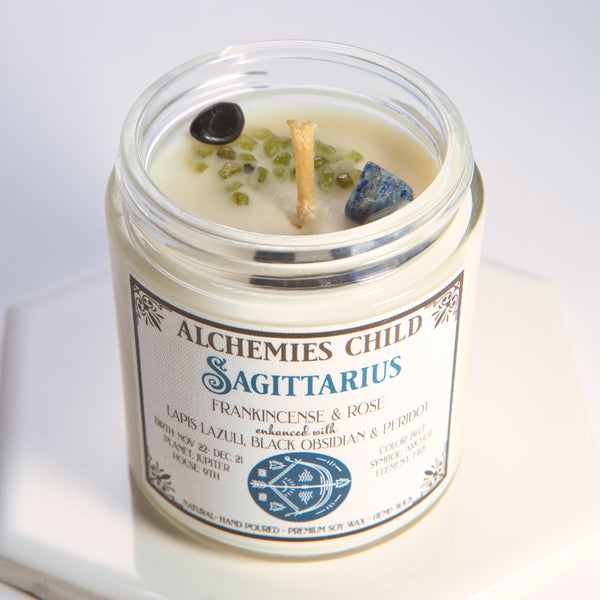 Sagittarius Zodiac Candle