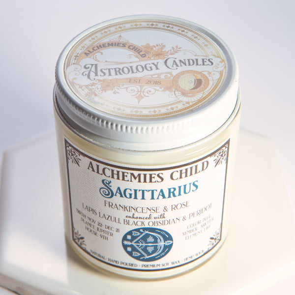 Sagittarius Zodiac Candle