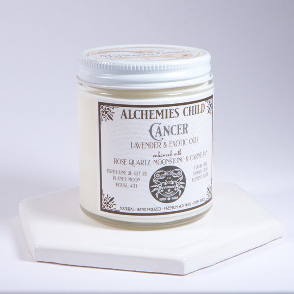 Cancer Zodiac Candle