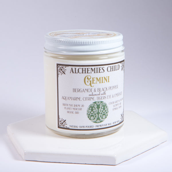 Gemini Zodiac Candle