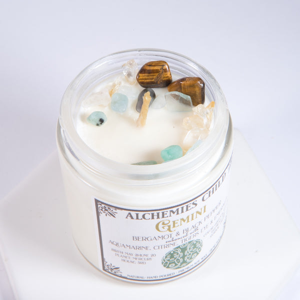 Gemini Zodiac Candle