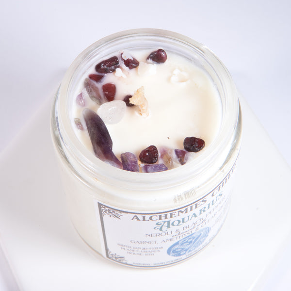 Aquarius Zodiac Candle