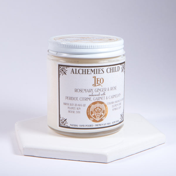 Leo Zodiac Candle