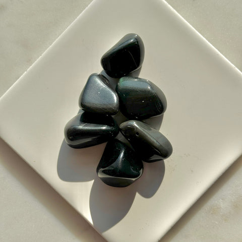 Rainbow Obsidian Tumbles