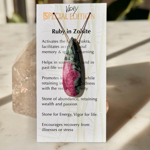 Ruby in Zoisite Very Special Edition