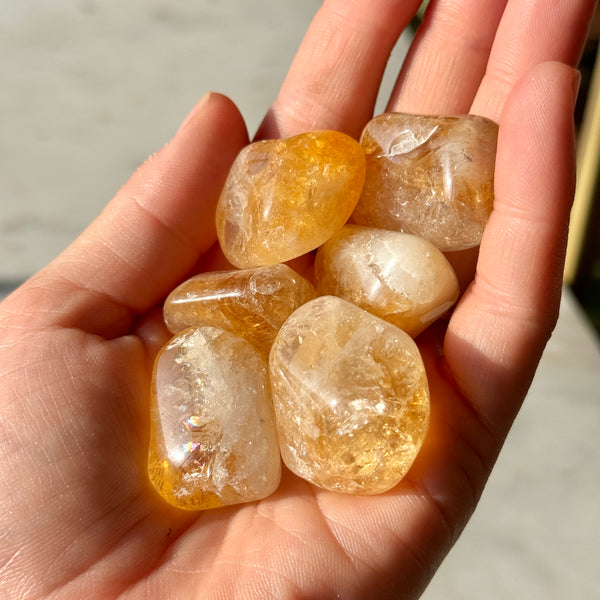 Citrine Tumbles - A Grade