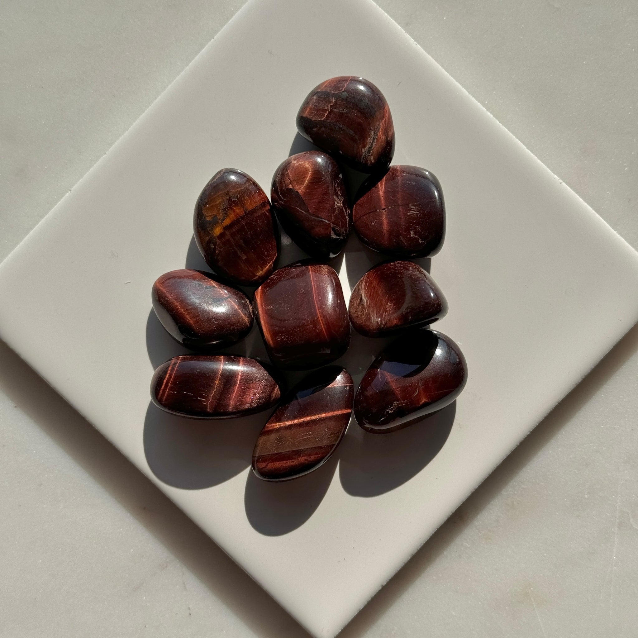 Red Tiger Eye Tumbles