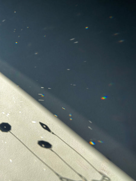 Mini Mobile Blue Swarovski Octagon 15ml Contemporary Triplett