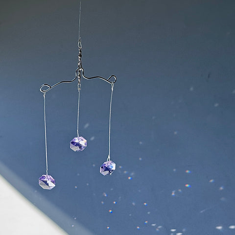 Mini Mobile Lavender Swarovski Octagon 15ml  Contemporary Triplett