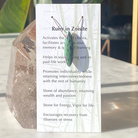 Ruby in Zoisite