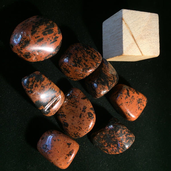 Mahogany Obsidian Tumbles