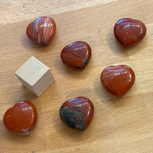 Red Jasper Heart