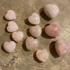 Rose Quartz Heart